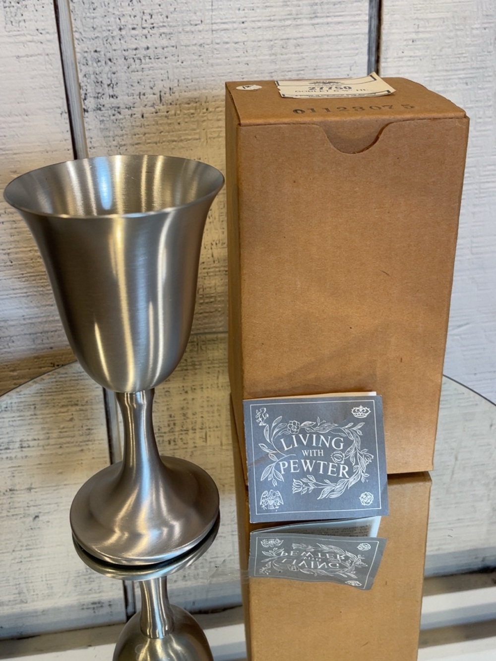 NIB International Pewter Goblet